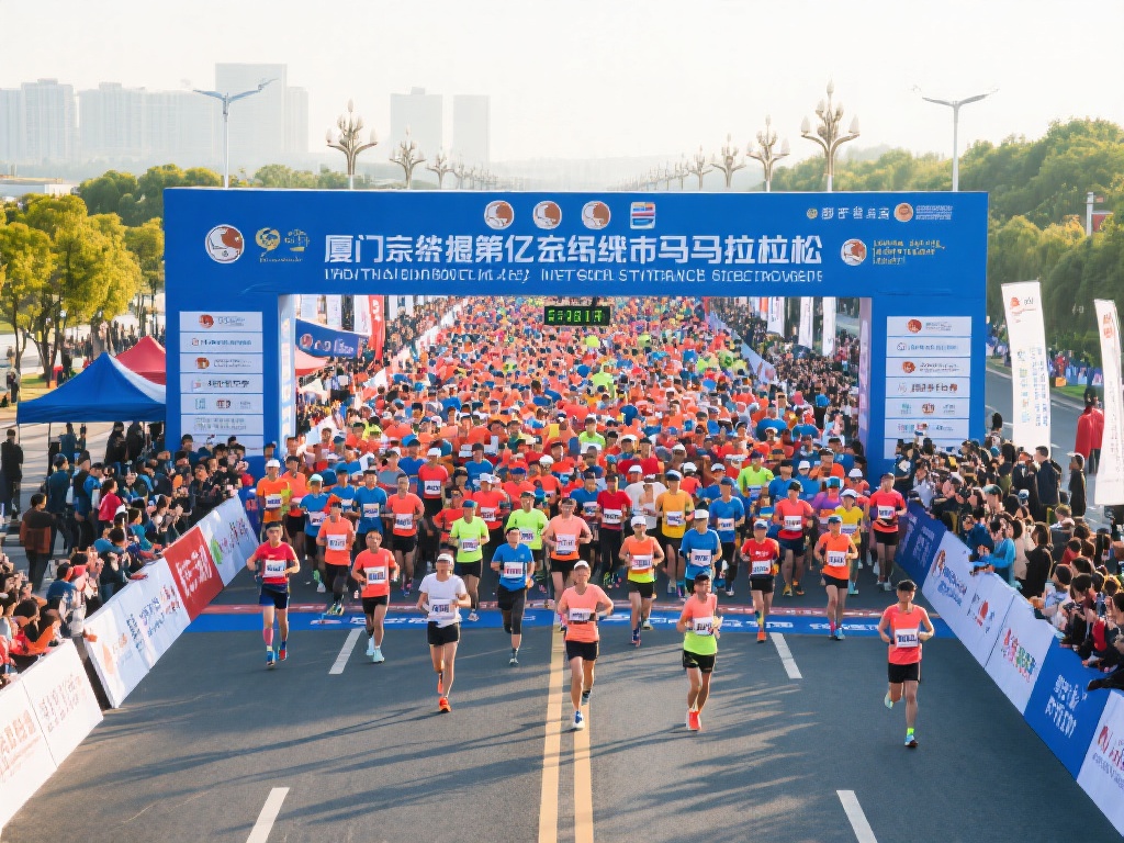 2025年宿迁马拉松赛盛大开跑，激情四射